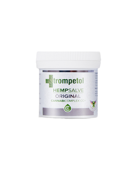 Trompetol HempSalve Original – Baume cosmétique CannabiComplex CC+ – Formats 30 ml, 100 ml, 300 ml