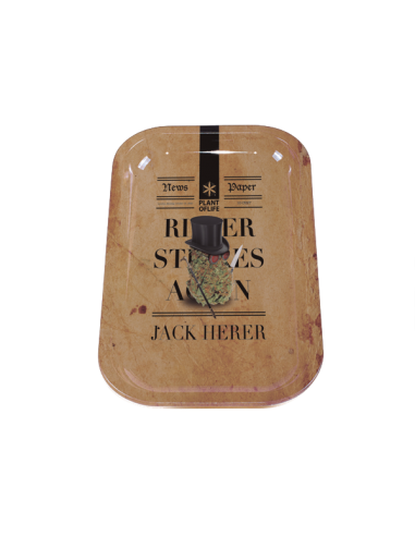 PLANT OF LIFE - Plateau à rouler métallique Jack Herer 2 - 2 formats