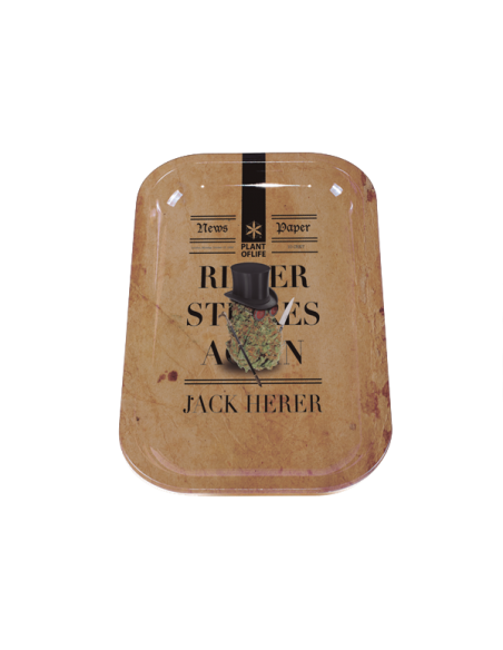 PLANT OF LIFE - Plateau à rouler métallique Jack Herer 2 - 2 formats