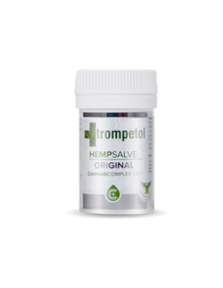 Trompetol HempSalve Original – Baume cosmétique CannabiComplex CC+ – Formats 30 ml, 100 ml, 300 ml