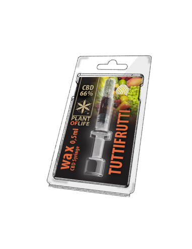 PLANT OF LIFE - Wax Multifruits / Tutti Fruti - 66% CBD - 0.5ml