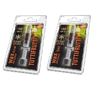 PLANT OF LIFE - Wax Multifruits / Tutti Fruti - 66% CBD - 0.5ml / 1ml