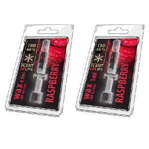 PLANT OF LIFE - Wax Framboise / Raspberry- 66% CBD - 0.5ml / 1ml