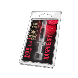 PLANT OF LIFE - Wax Framboise / Raspberry- 66% CBD - 0.5ml / 1ml 2