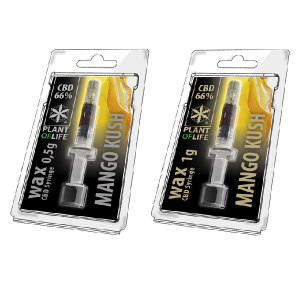 PLANT OF LIFE - Wax Mango Kush - 66% CBD - 0.5ml / 1ml