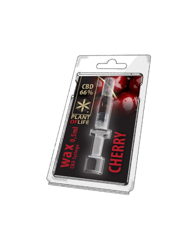 PLANT OF LIFE - Wax Cerise / Cherry - 66% CBD - 0.5ml