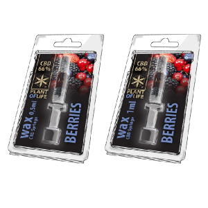PLANT OF LIFE - Wax Fruits des bois / Berries - 66% CBD - 0.5ml / 1ml