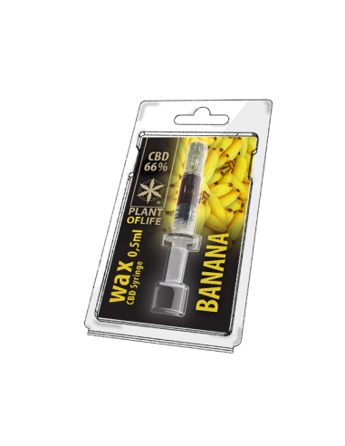 PLANT OF LIFE - Wax Banane/ Banana - 66% CBD - 0.5ml