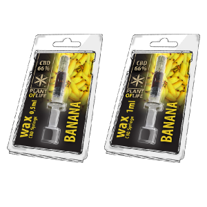 PLANT OF LIFE - Wax Banane/ Banana - 66% CBD - 0.5ml / 1ml