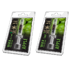 PLANT OF LIFE - Wax Pomme / Apple - 66% CBD - 0.5ml / 1ml