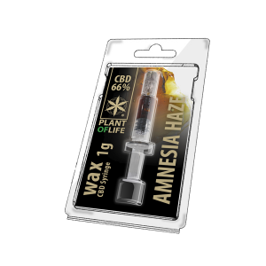 PLANT OF LIFE - Wax Amnesia Haze - 66% CBD - 0.5ml / 1ml 2