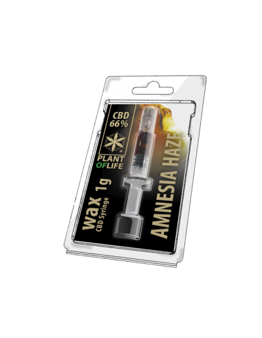 PLANT OF LIFE - Wax Amnesia Haze - 66% CBD - 1ml
