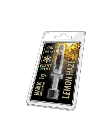 PLANT OF LIFE - Wax Lemon Haze - 66% CBD - 1ml
