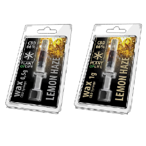 PLANT OF LIFE - Wax Lemon Haze - 66% CBD - 0.5ml / 1ml