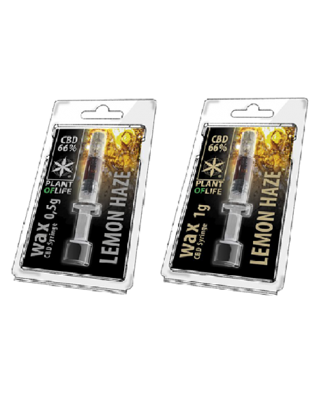 PLANT OF LIFE - Wax Lemon Haze - 66% CBD - 0.5ml / 1ml