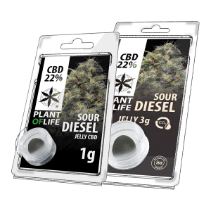 PLANT OF LIFE - Jelly Sour Diesel - 22% CBD - 1g / 3g