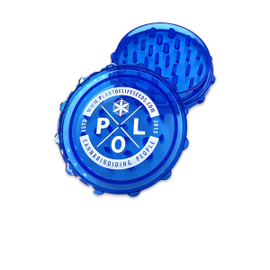 PLANT OF LIFE - Grinder Large Bleu Logo 