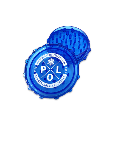 PLANT OF LIFE - Grinder Large Bleu Logo 