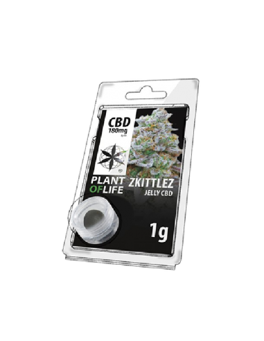 PLANT OF LIFE - Jelly Zkittlez - 180mg CBD - 1g