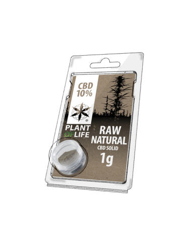 PLANT OF LIFE - Solid Naturel / Raw Natural - 10% CBD - 1g