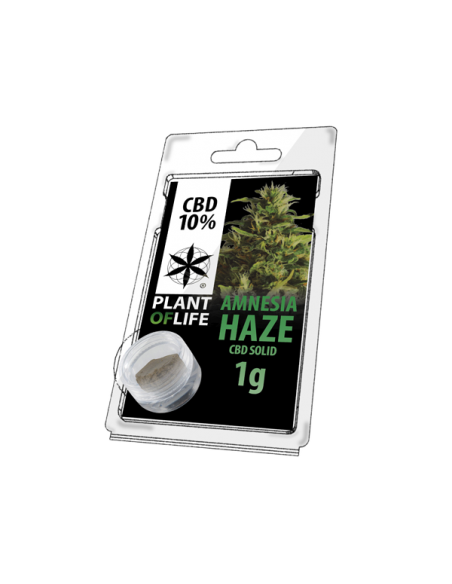 PLANT OF LIFE - Solid Amnesia Haze - 10% CBD - 1g