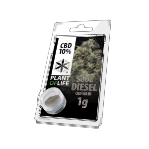 PLANT OF LIFE - Solid Sour Diesel - 10% CBD - 1g