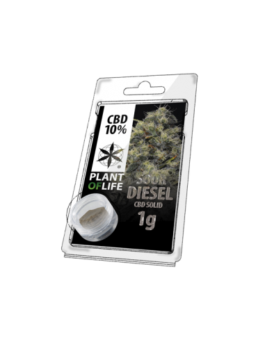 PLANT OF LIFE - Solid Sour Diesel - 10% CBD - 1g