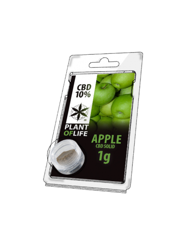 PLANT OF LIFE - Solid Pomme / Apple - 10% CBD - 1g