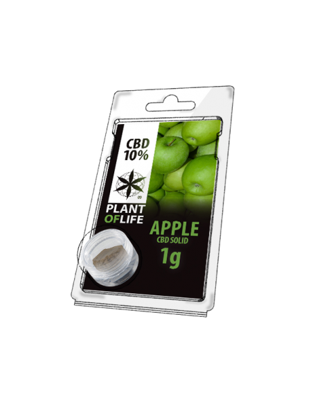 PLANT OF LIFE - Solid Pomme / Apple - 10% CBD - 1g