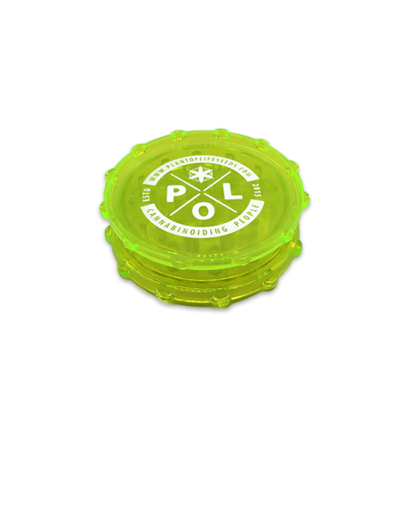 PLANT OF LIFE - Grinder Large Jaune Logo 