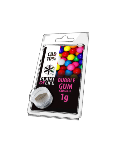 PLANT OF LIFE - Solid Bubblegum - 10% CBD - 1g