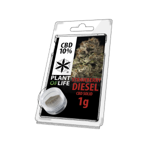 PLANT OF LIFE - Solid Strawberry Diesel - 10% CBD -  1g