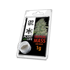 PLANT OF LIFE - Solid Critical Mass - 10% CBD - 1g