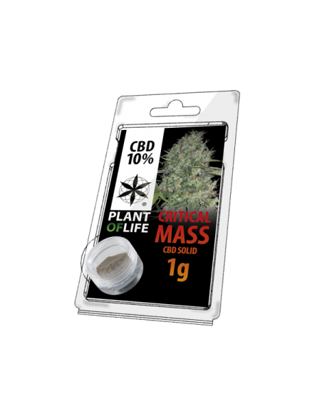 PLANT OF LIFE - Solid Critical Mass - 10% CBD - 1g