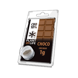 PLANT OF LIFE - Solid Chocolat / Chocolate - 10% CBD - 1g
