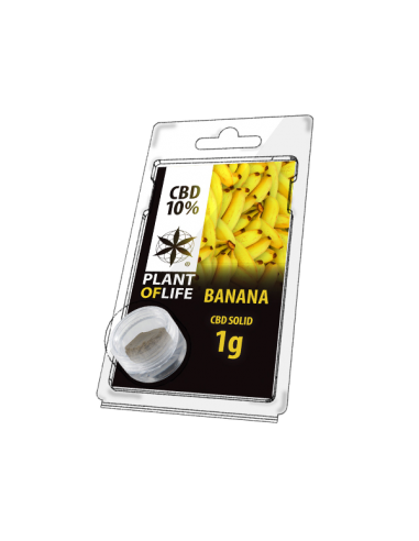 PLANT OF LIFE - Solid Banane / Banana - 10% CBD - 1g