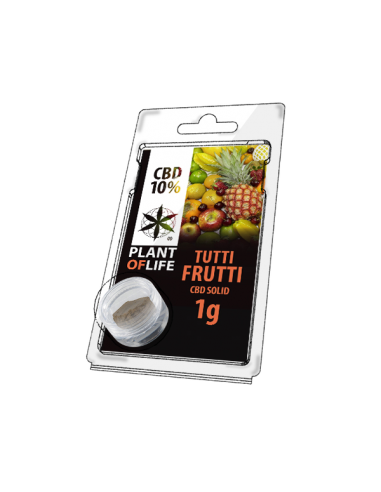 PLANT OF LIFE - Solid Multifruits / Tuttifrutti - 10% CBD - 1g