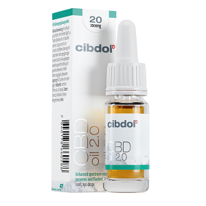 CIBDOL – Huile au CBD 2.0 20 % – 2000 mg – 10 ml 2