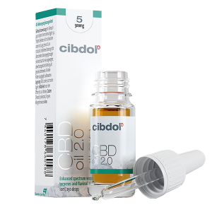 CIBDOL - Huile au CBD 2.0 - 5% (500mg CBD) 2