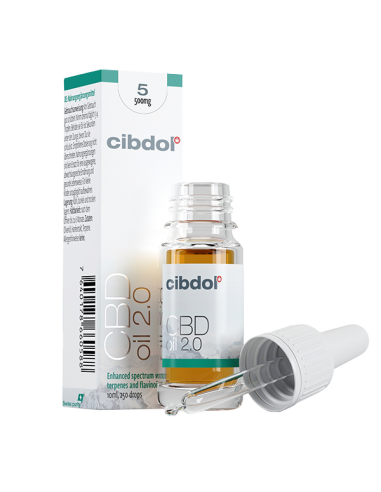 CIBDOL - Huile au CBD 2.0 - 5% (500mg CBD)