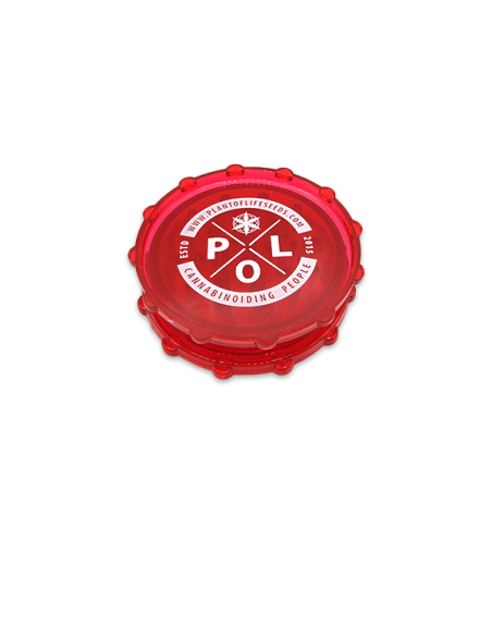 PLANT OF LIFE - Grinder Large Rouge Logo 