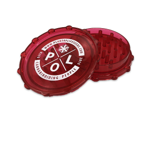 PLANT OF LIFE - Grinder Large Rouge Logo 