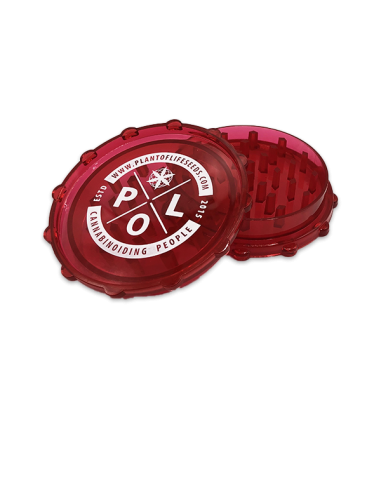 PLANT OF LIFE - Grinder Large Rouge Logo 