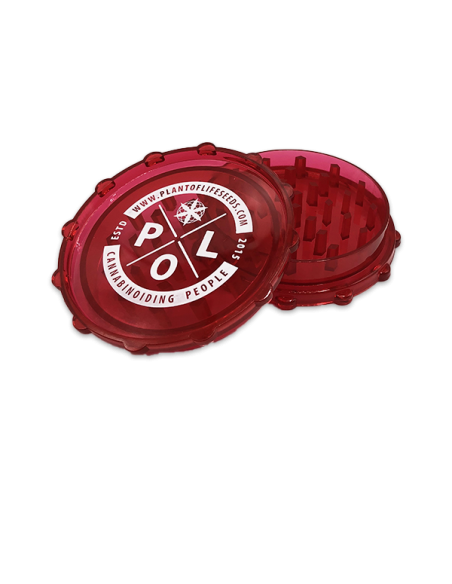 PLANT OF LIFE - Grinder Large Rouge Logo 