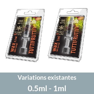 PLANT OF LIFE - Wax Multifruits / Tutti Fruti - 66% CBD - 0.5ml / 1ml 2