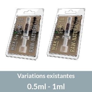 PLANT OF LIFE - Wax Naturel / Raw Natural - 66% CBD - 0.5ml / 1ml 2