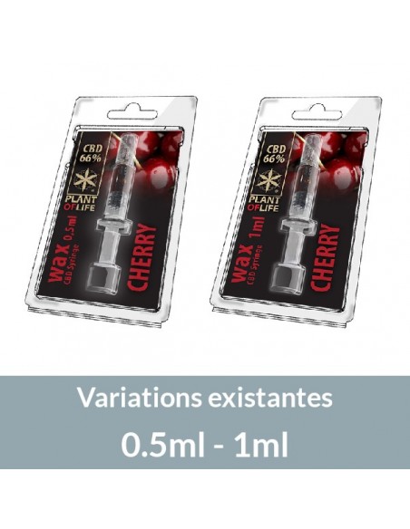PLANT OF LIFE - Wax Cerise / Cherry - 66% CBD - 0.5ml / 1ml