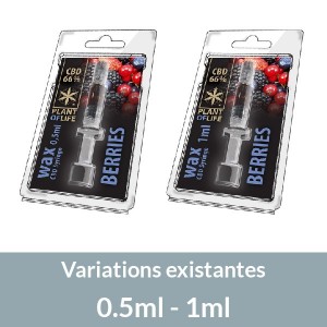 PLANT OF LIFE - Wax Fruits des bois / Berries - 66% CBD - 0.5ml / 1ml 2