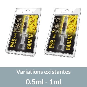 PLANT OF LIFE - Wax Banane/ Banana - 66% CBD - 0.5ml / 1ml 2