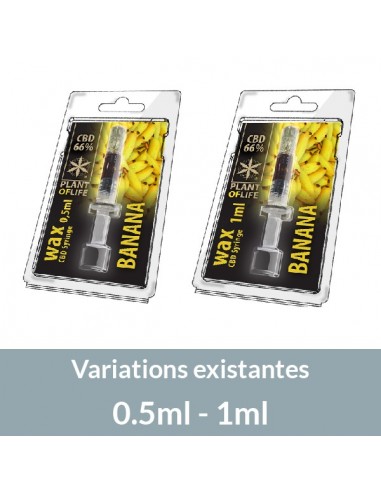 PLANT OF LIFE - Wax Banane/ Banana - 66% CBD - 0.5ml / 1ml